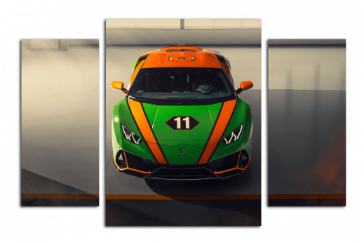 Модульная картина Lamborghini Sport